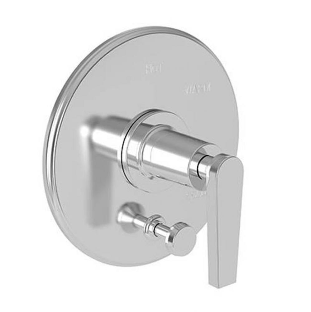 Balanced Pressure Tub And Shower Diverter Plate With Handle