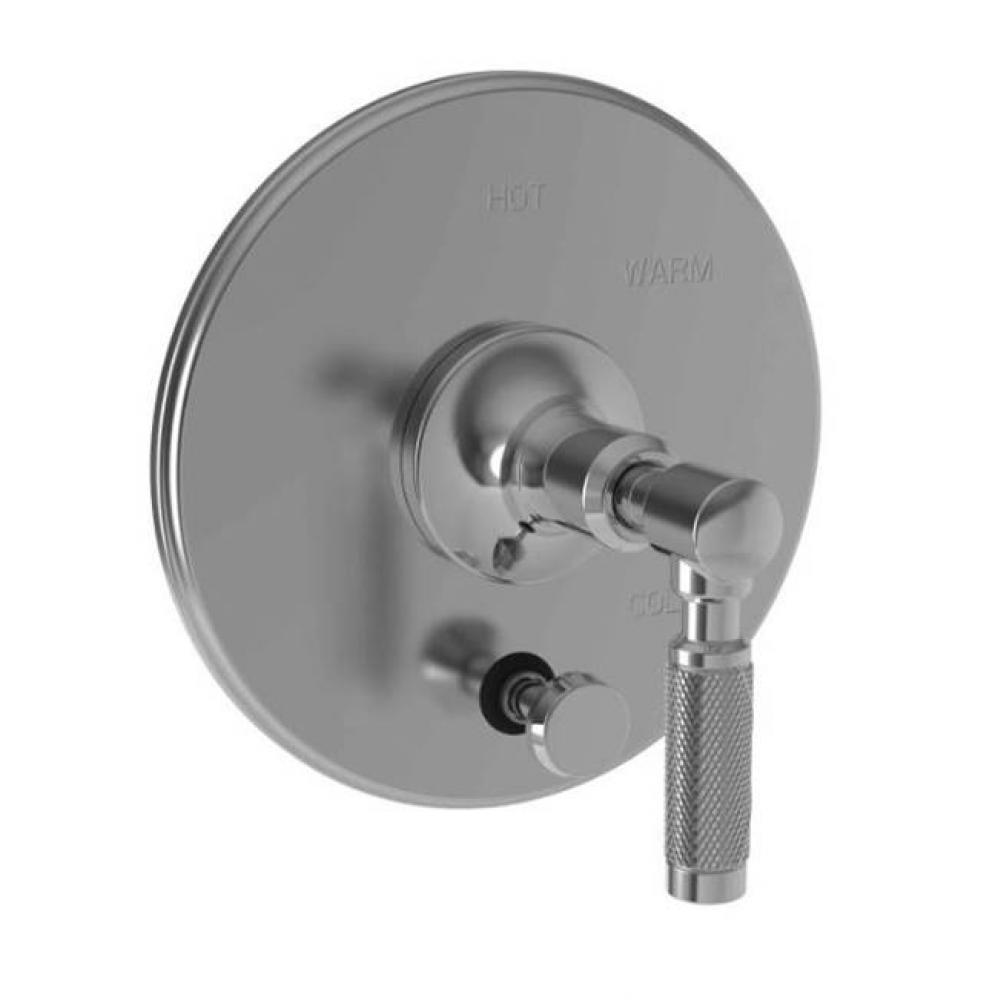 Balanced Pressure Tub And Shower Diverter Plate with Handle