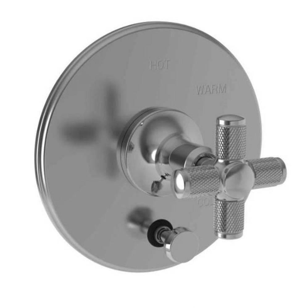 Balanced Pressure Tub And Shower Diverter Plate with Handle