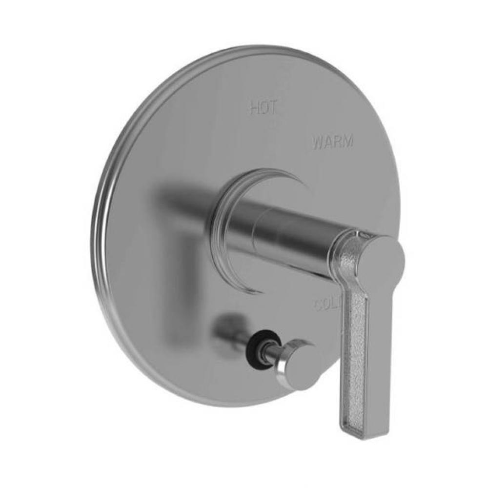 Balanced Pressure Tub And Shower Diverter Plate with Handle