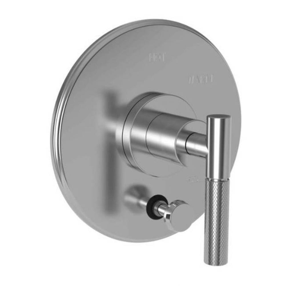 Balanced Pressure Tub And Shower Diverter Plate with Handle