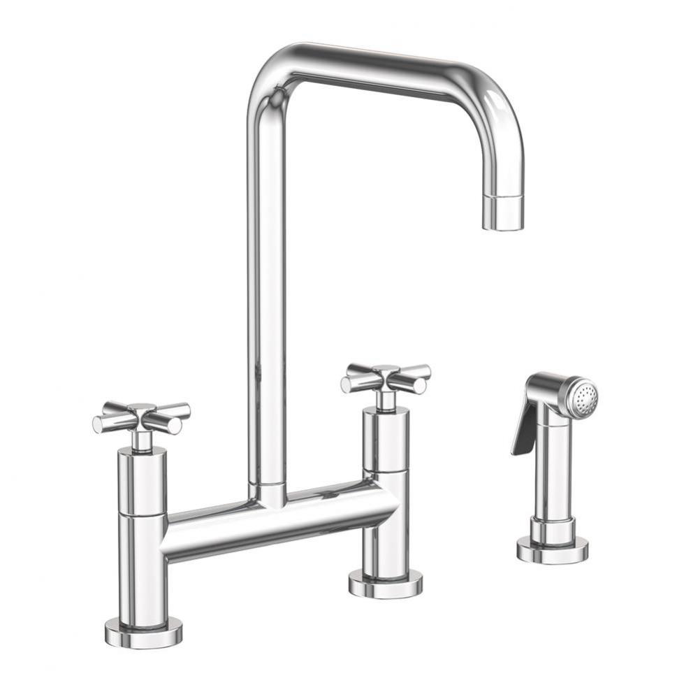 Kitchen Bridge Faucet with Side Spray