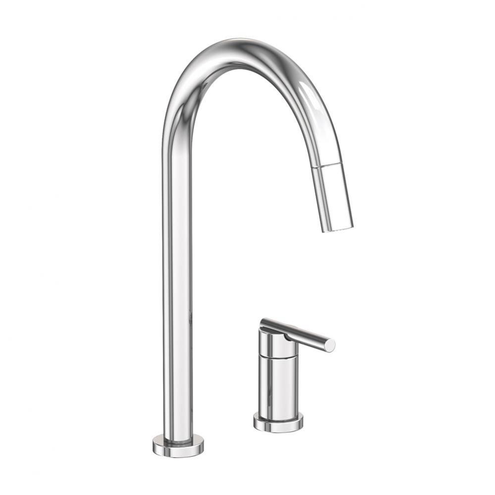 East Linear Pull-down Kitchen Faucet