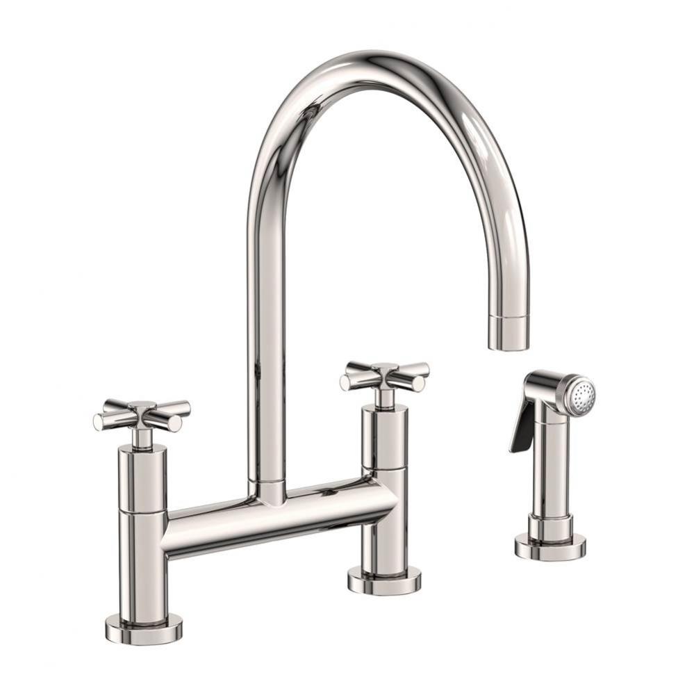 Kitchen Bridge Faucet with Side Spray