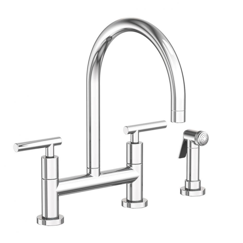 Kitchen Bridge Faucet with Side Spray