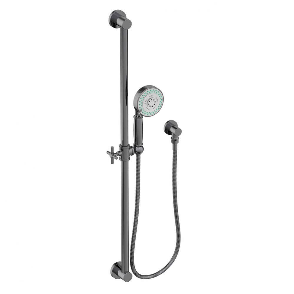 Slide Bar with Multifunction Hand Shower Set