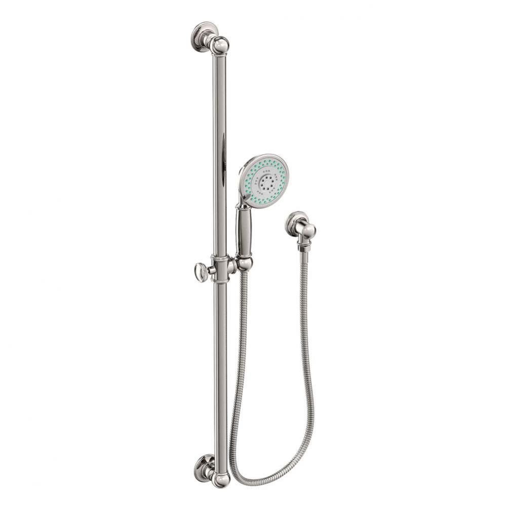 Slide Bar with Single Function Hand Shower Set