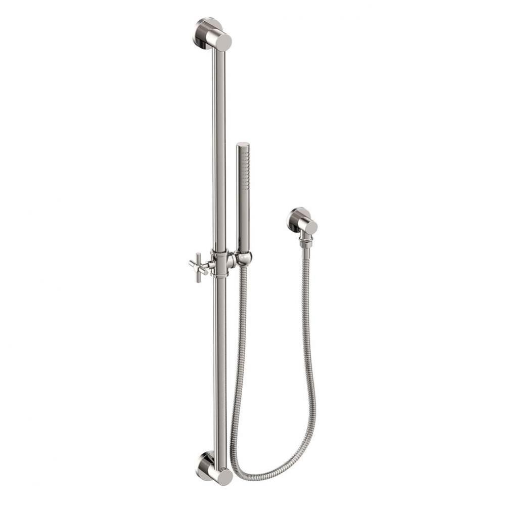 Slide Bar with Single Function Hand Shower Set