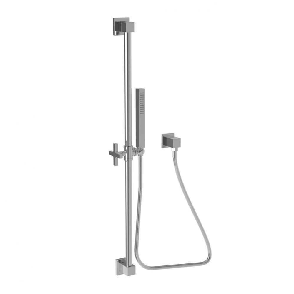 Slide Bar with Single Function Hand Shower Set