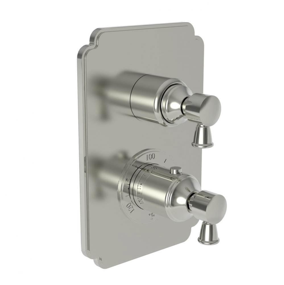 1/2'' Square Thermostatic Trim Plate with Handle