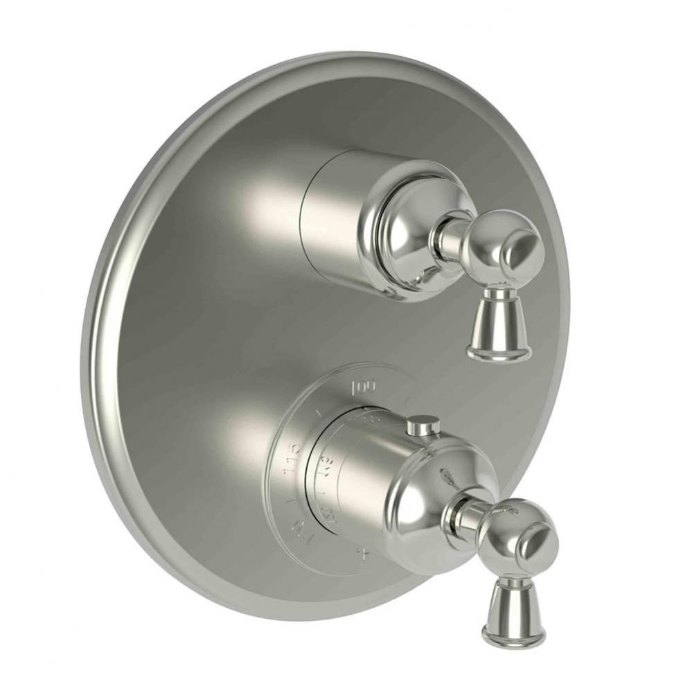 1/2'' Round Thermostatic Trim Plate with Handle