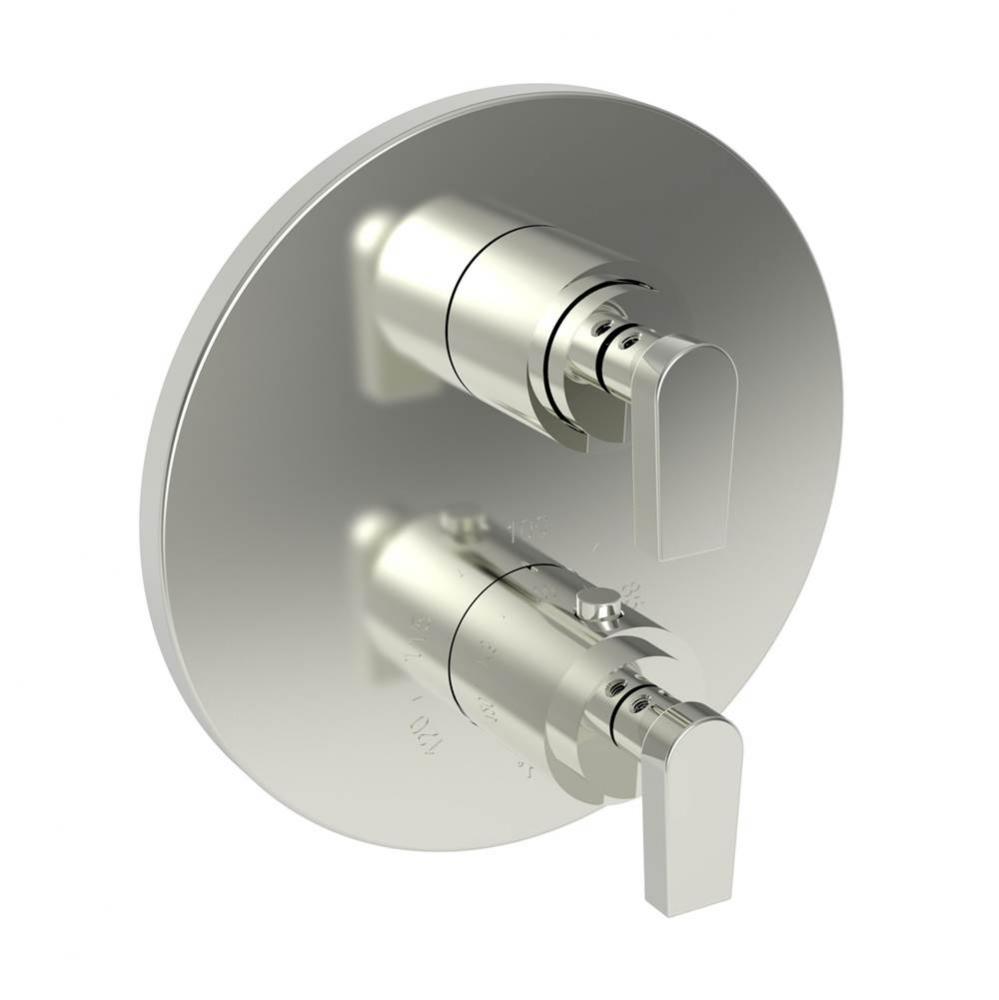 1/2'' Round Thermostatic Trim Plate with Handle