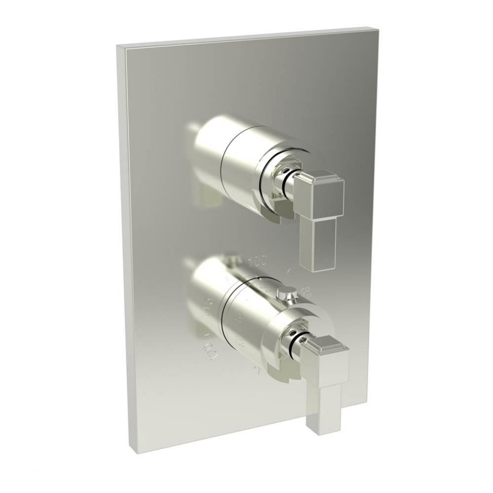 1/2'' Square Thermostatic Trim Plate with Handle