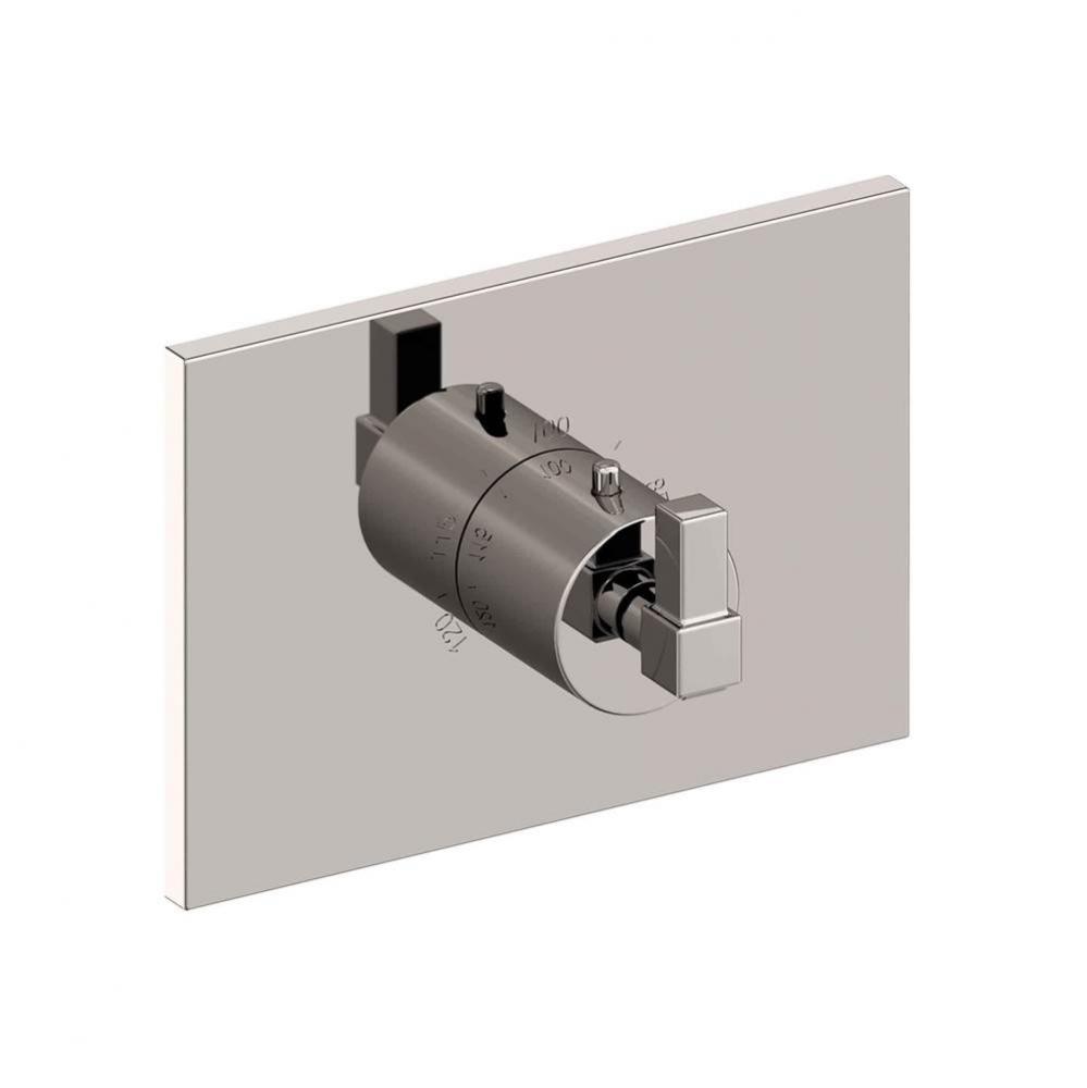 3/4'' Square Thermostatic Trim Plate with Handle