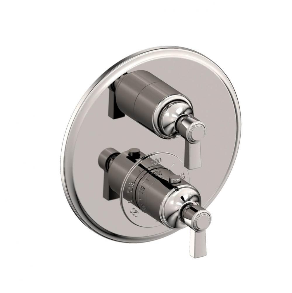 1/2'' Round Thermostatic Trim Plate with Handle