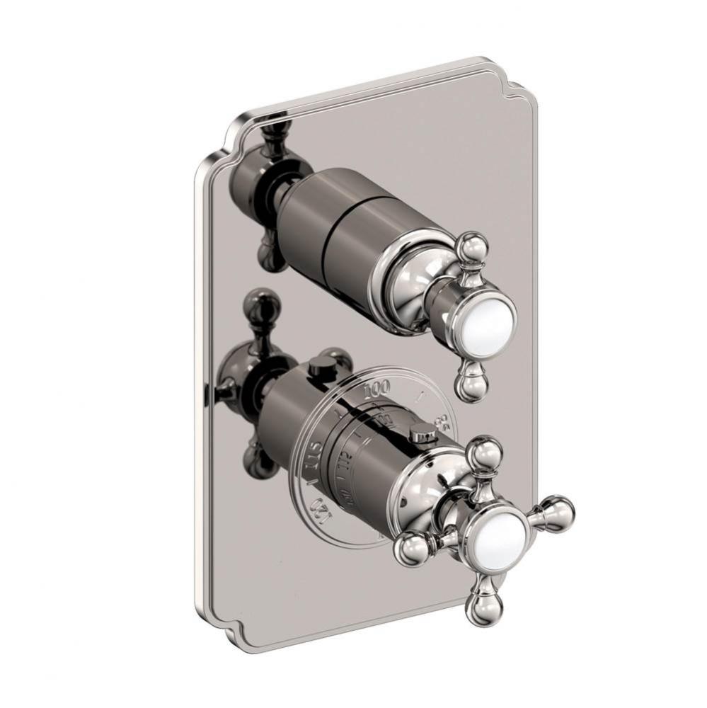 1/2'' Square Thermostatic Trim Plate with Handle