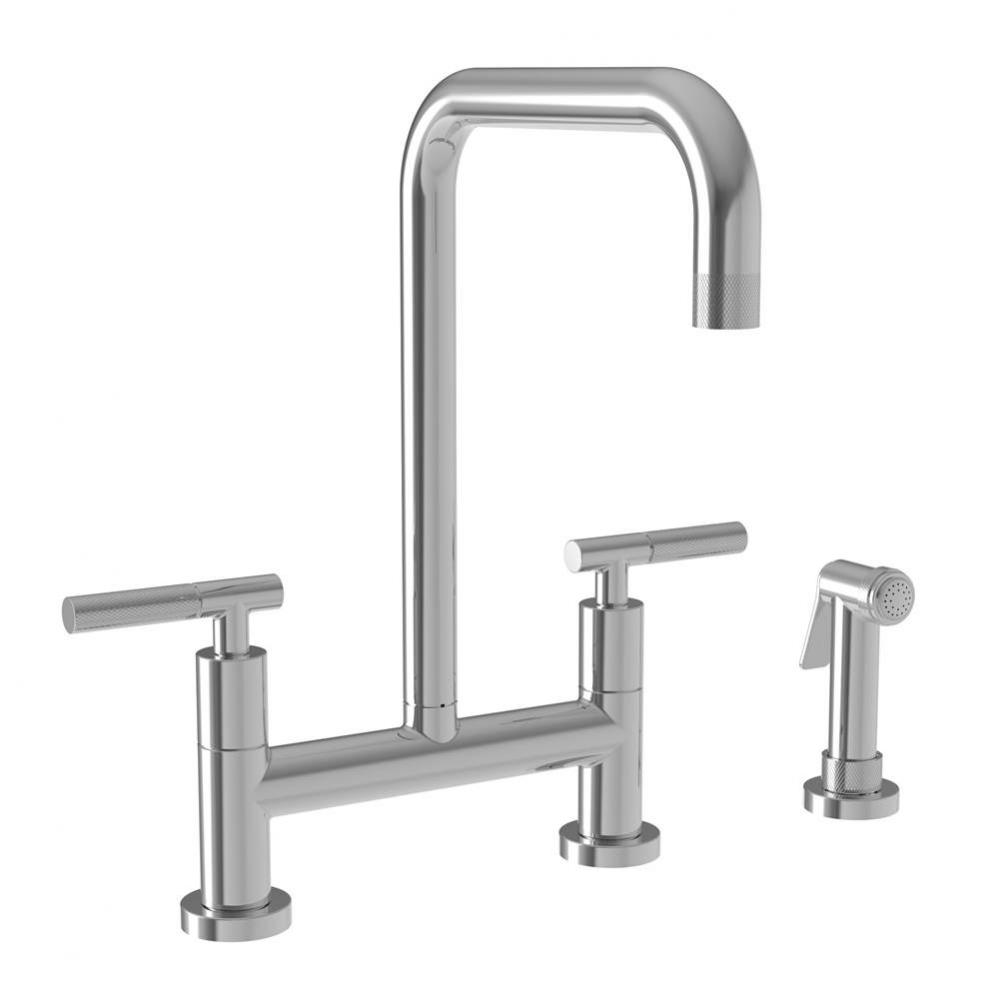 Kitchen Bridge Faucet with Side Spray