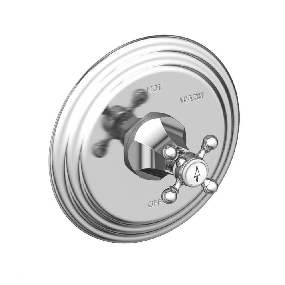 Metropole Balanced Pressure Shower Trim Plate with Handle. Less showerhead, arm and flange.