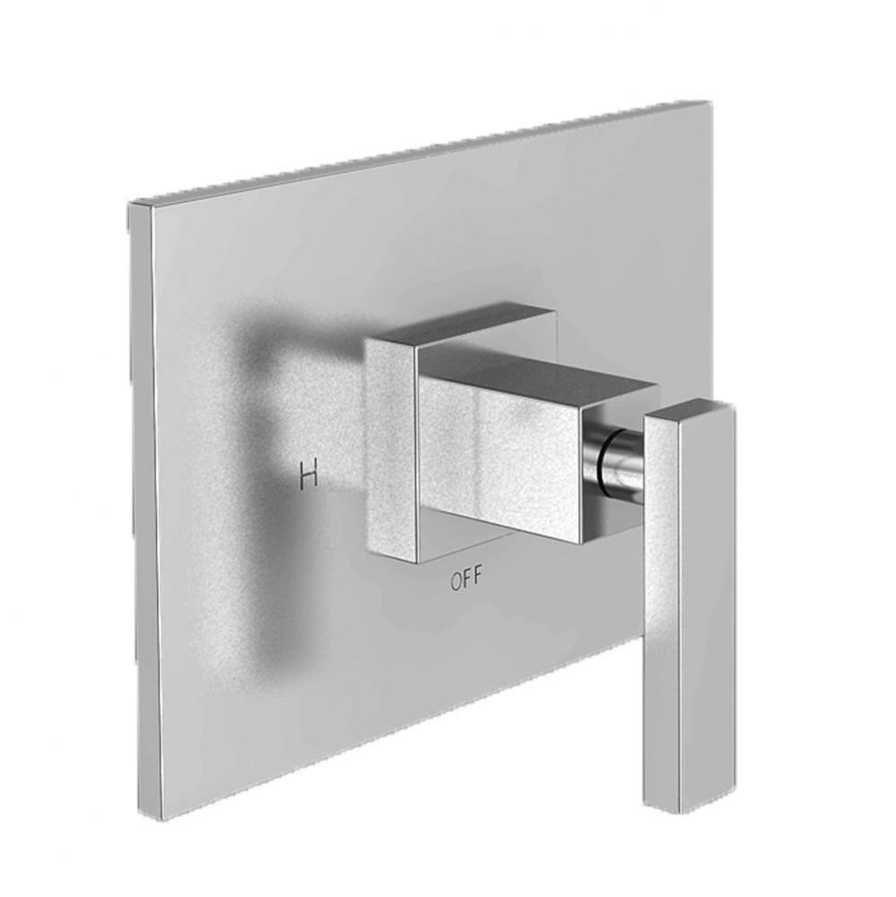 Secant Balanced Pressure Shower Trim Plate with Handle. Less showerhead, arm and flange.