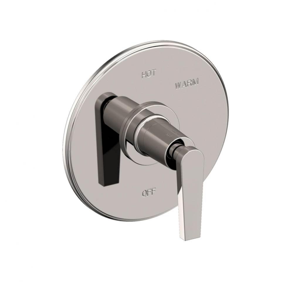 Balanced Pressure Shower Trim Plate with Handle. Less showerhead, arm and flange.