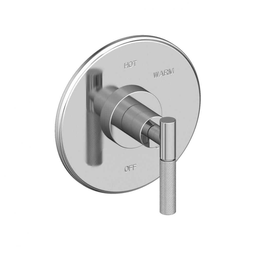 Muncy Balanced Pressure Shower Trim Plate with Handle. Less showerhead, arm and flange.