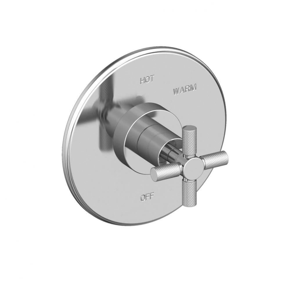 Muncy Balanced Pressure Shower Trim Plate with Handle. Less showerhead, arm and flange.