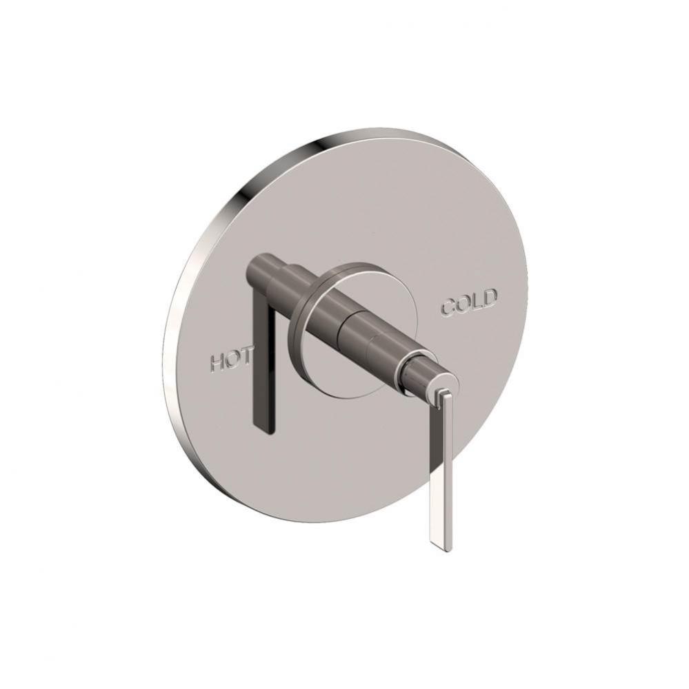 Balanced Pressure Shower Trim Plate with Handle. Less showerhead, arm and flange.