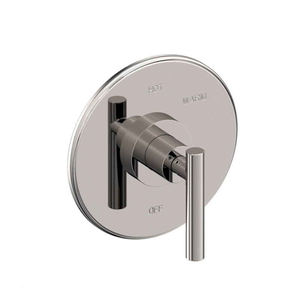 Balanced Pressure Shower Trim Plate with Handle. Less showerhead, arm and flange.