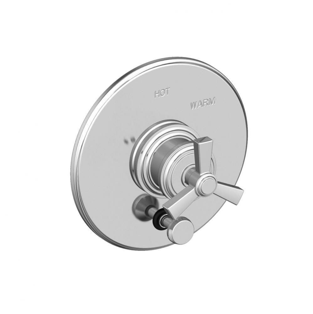 Miro Balanced Pressure Tub & Shower Diverter Plate with Handle