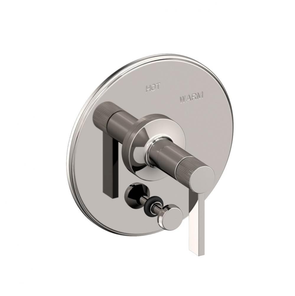 Balanced Pressure Tub & Shower Diverter Plate with Handle