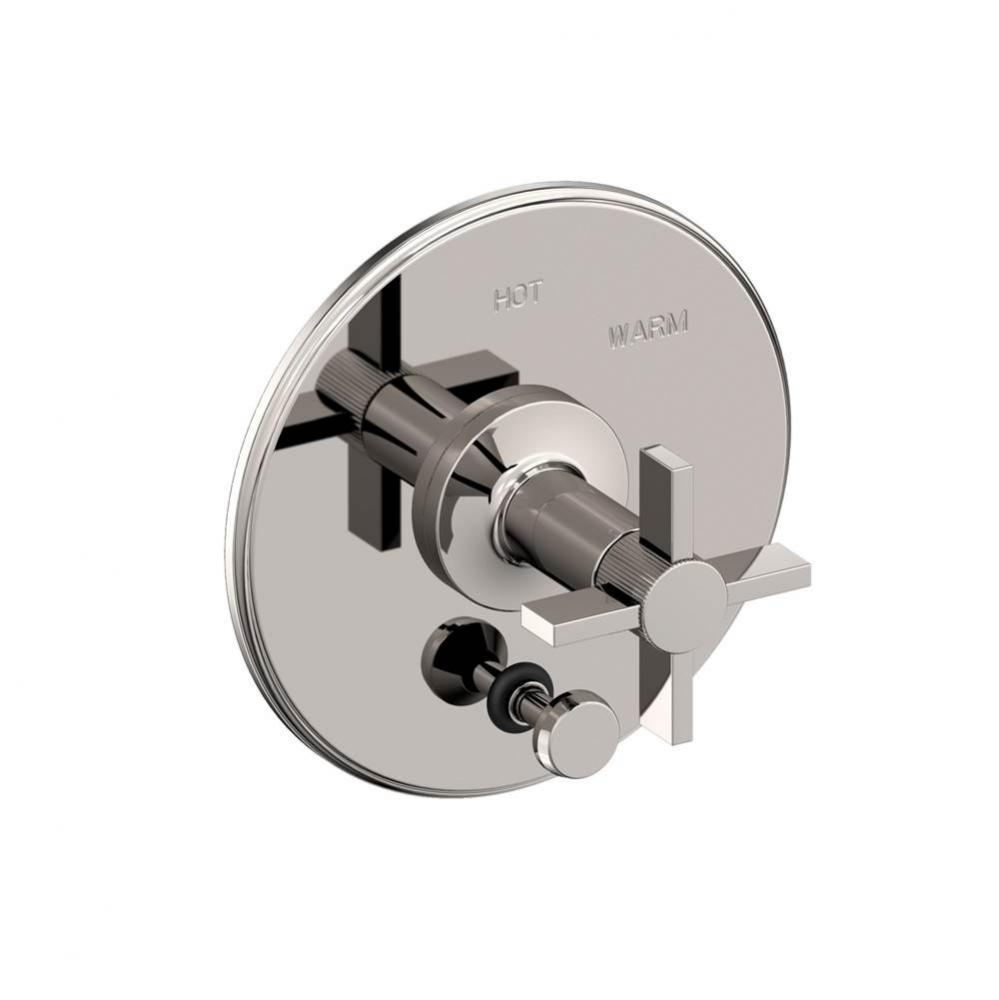 Balanced Pressure Tub & Shower Diverter Plate with Handle