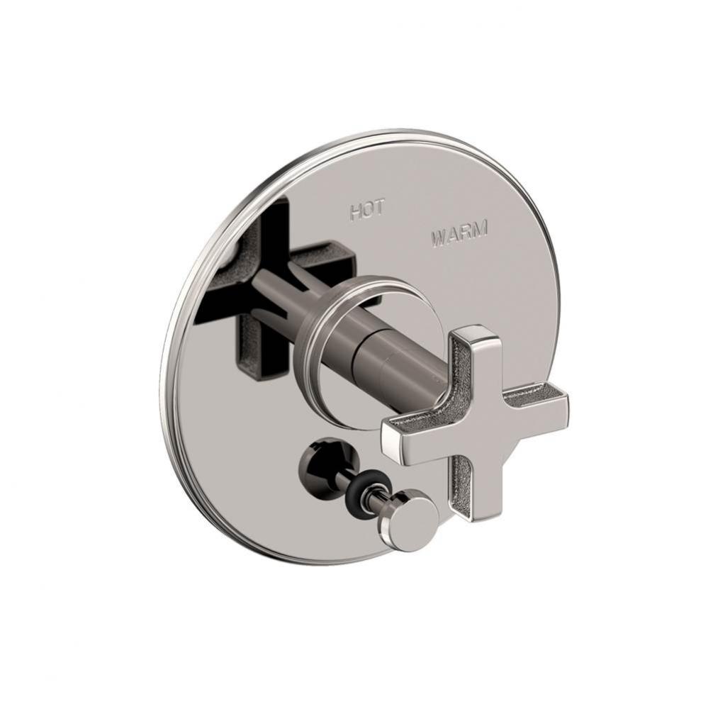 Balanced Pressure Tub & Shower Diverter Plate with Handle