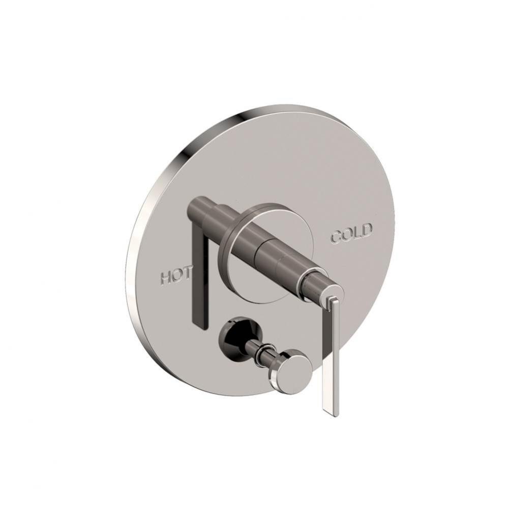 Balanced Pressure Tub & Shower Diverter Plate with Handle