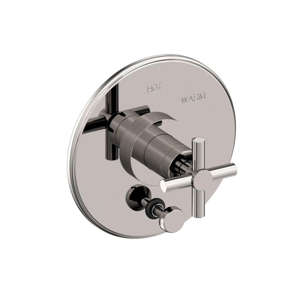 Balanced Pressure Tub & Shower Diverter Plate with Handle