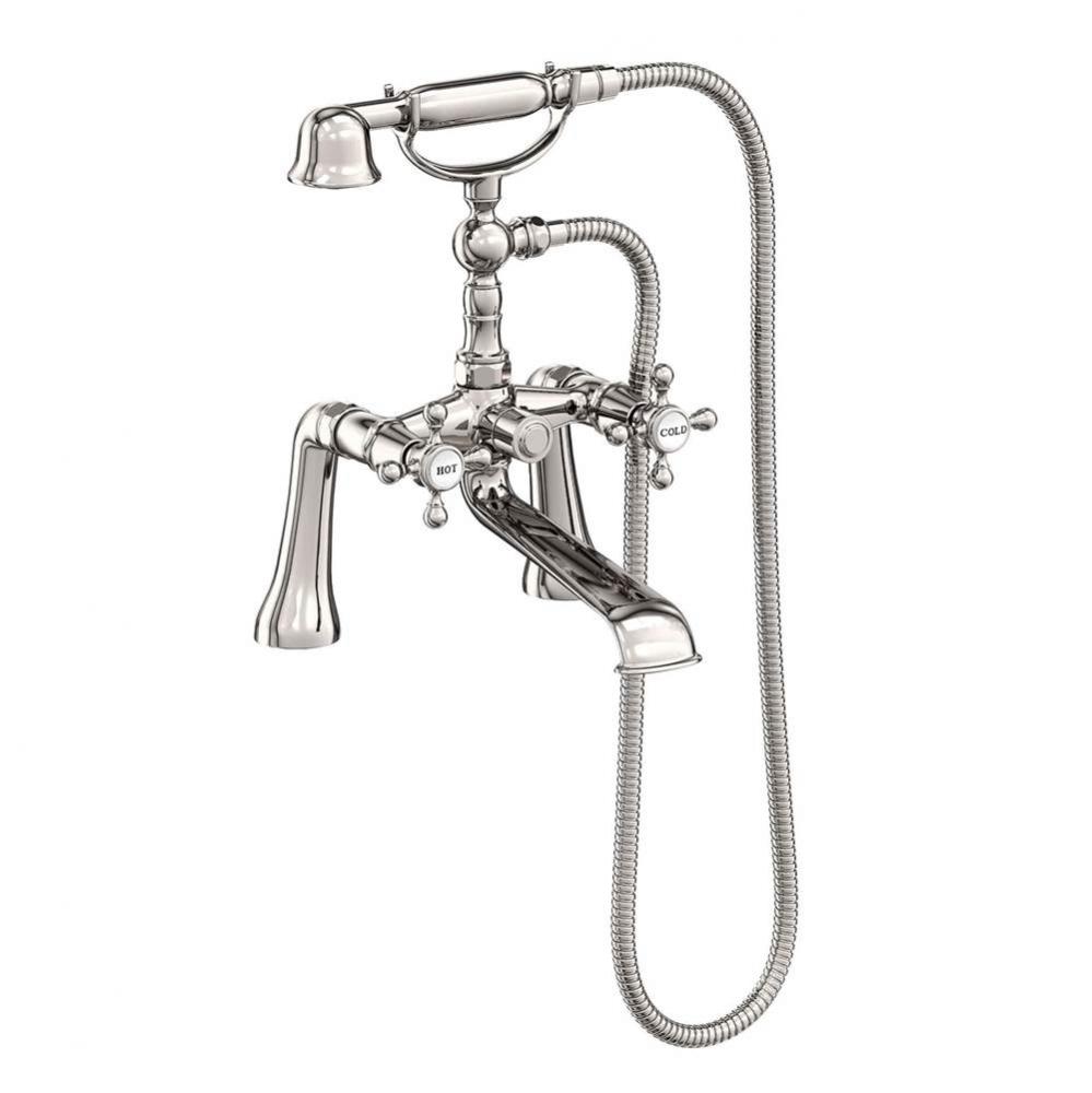 Exposed Tub & Hand Shower Set - Deck Mount