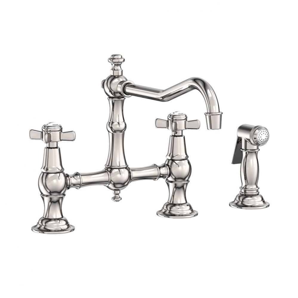 Kitchen Bridge Faucet with Side Spray