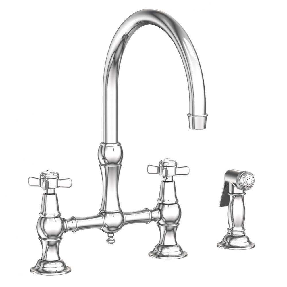 Kitchen Bridge Faucet with Side Spray