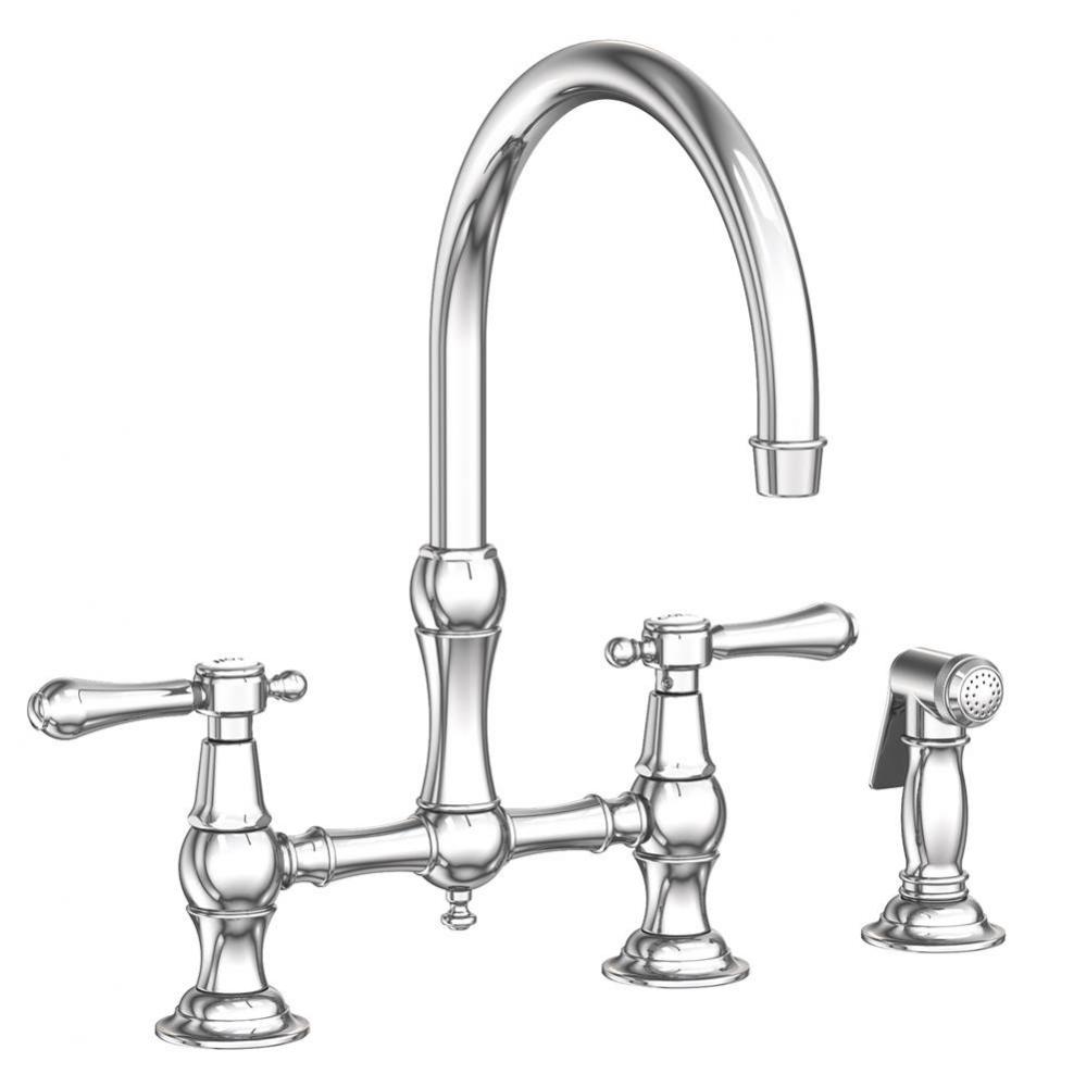 Kitchen Bridge Faucet with Side Spray