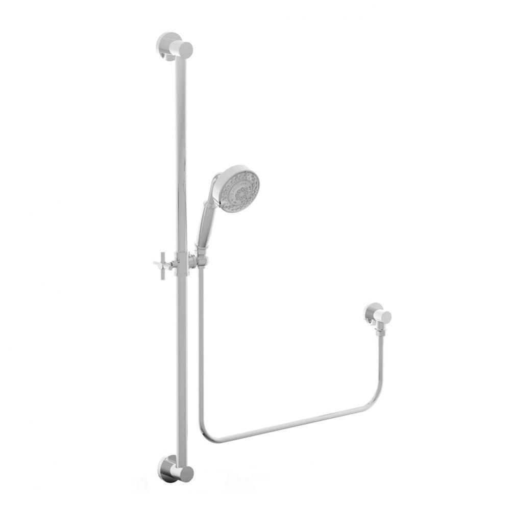 Slide Bar with Multifunction Hand Shower Set