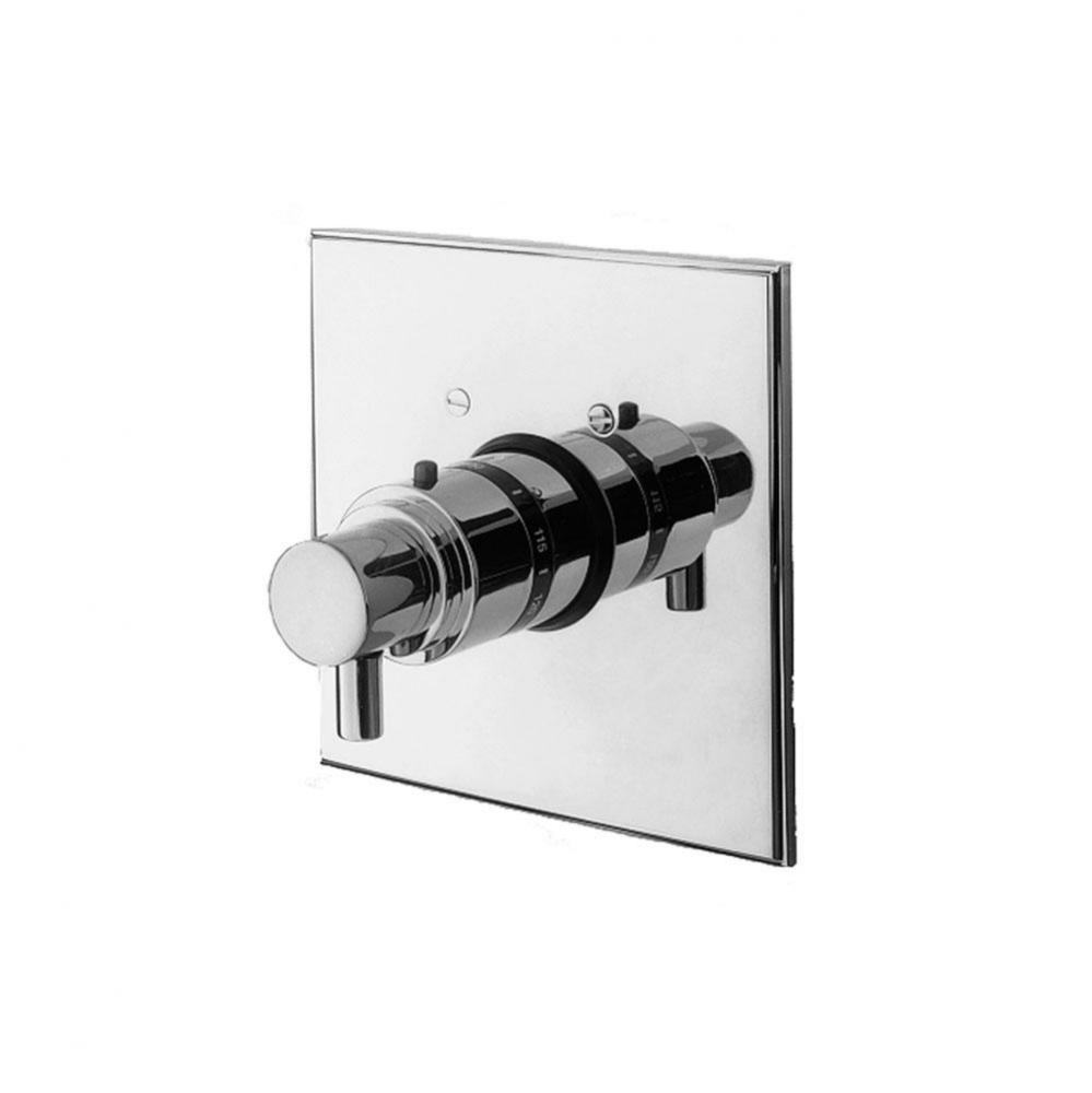 3/4'' Square Thermostatic Trim Plate with Handle