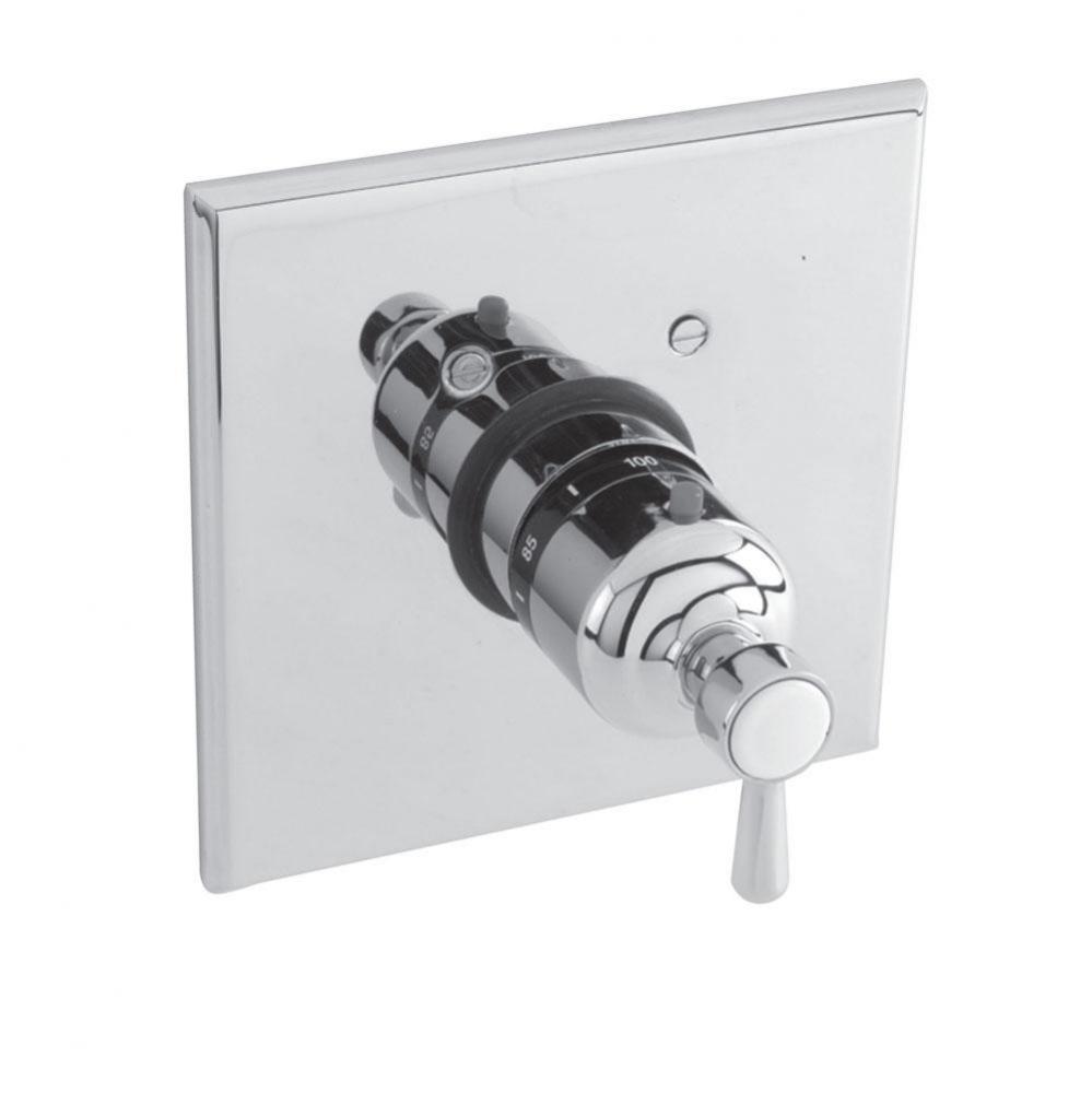 3/4'' Square Thermostatic Trim Plate With Handle