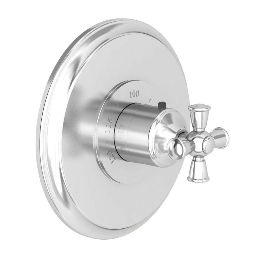 3/4'' Round Thermostatic Trim Plate With Handle