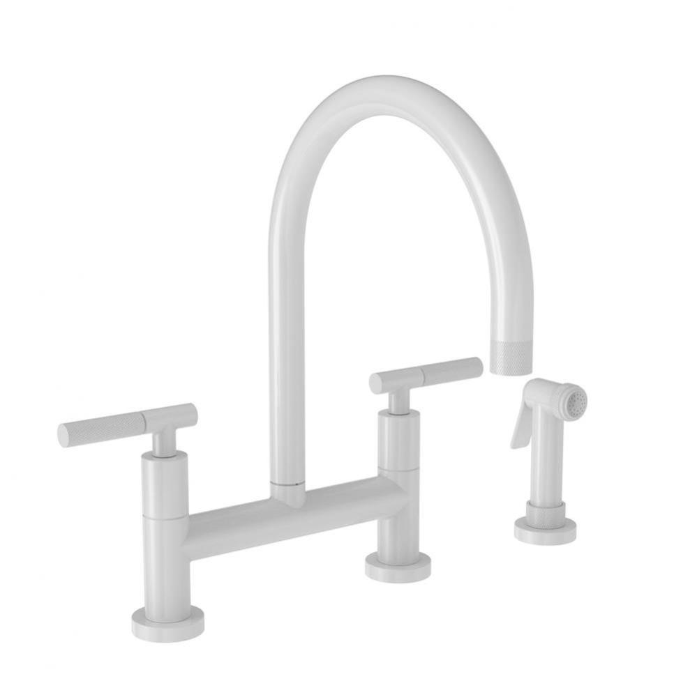 Muncy Kitchen Bridge Faucet with Side Spray