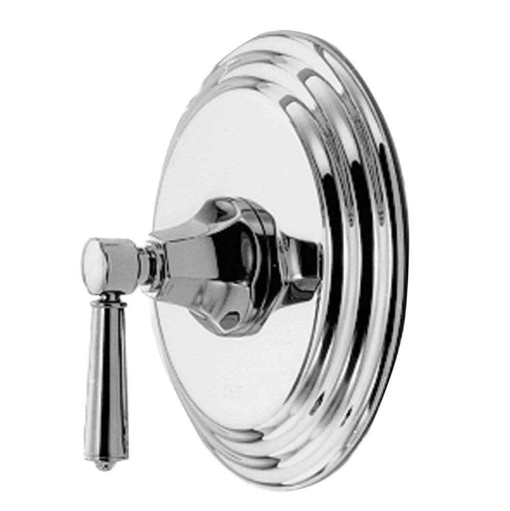 Balanced Pressure Shower Trim Plate with Handle. Less showerhead, arm and flange.