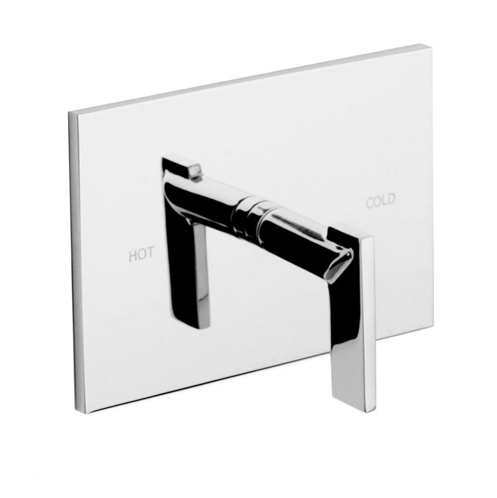 Balanced Pressure Shower Trim Plate with Handle. Less showerhead, arm and flange.