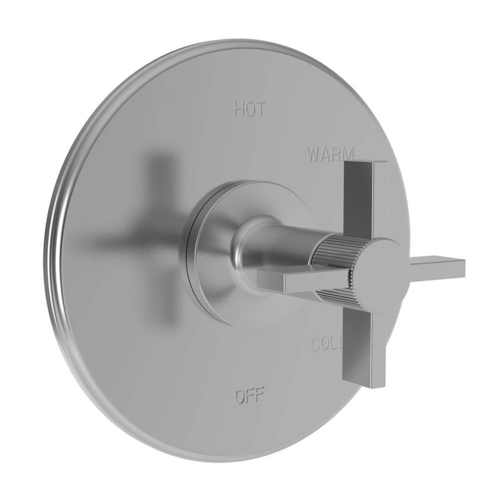 Balanced Pressure Shower Trim Plate with Handle. Less showerhead, arm and flange.