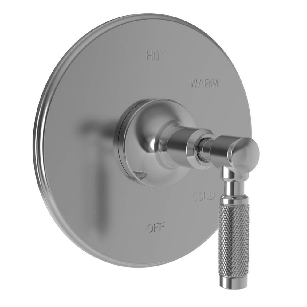 Balanced Pressure Shower Trim Plate with Handle. Less showerhead, arm and flange.