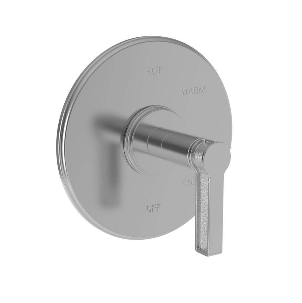 Balanced Pressure Shower Trim Plate with Handle. Less showerhead, arm and flange.