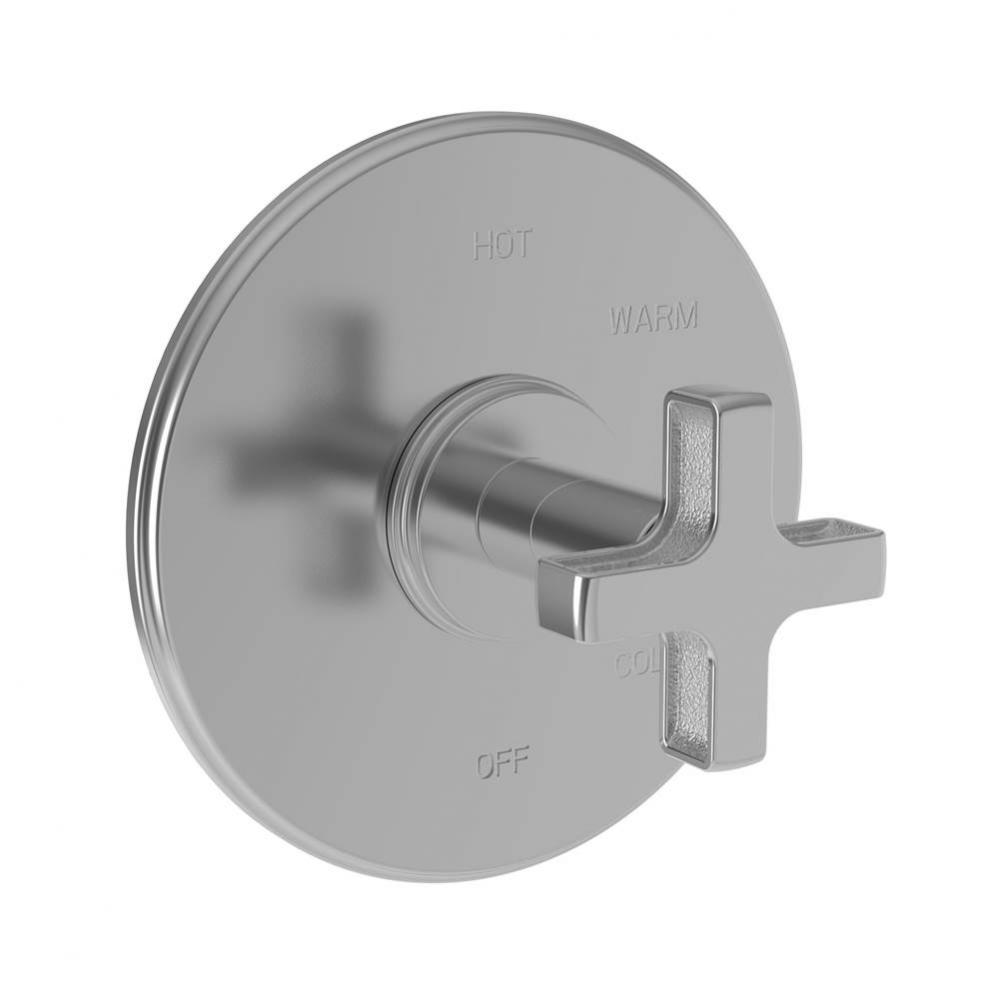 Balanced Pressure Shower Trim Plate with Handle. Less showerhead, arm and flange.