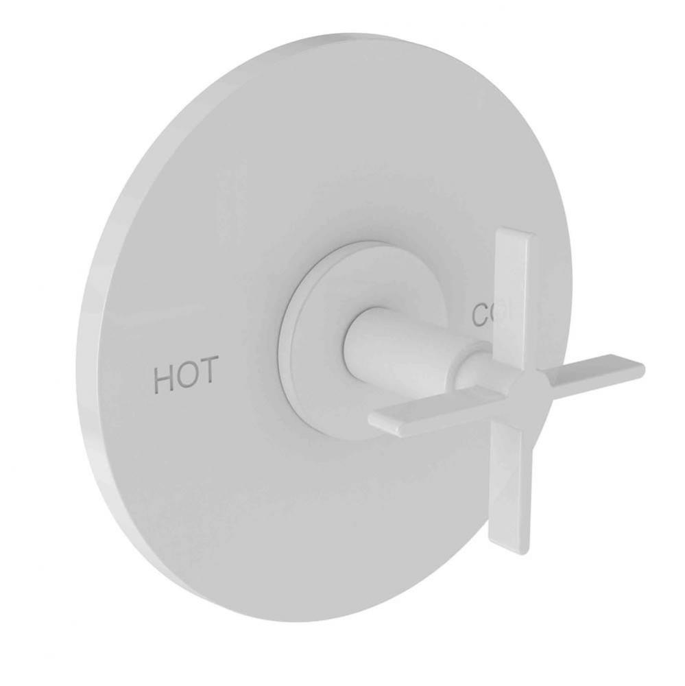 Tolmin Balanced Pressure Shower Trim Plate with Handle. Less showerhead, arm and flange.